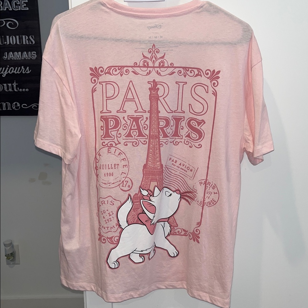 Disney The Aristocats Marie Pink Cat T-Shirt - Picture 2 of 4